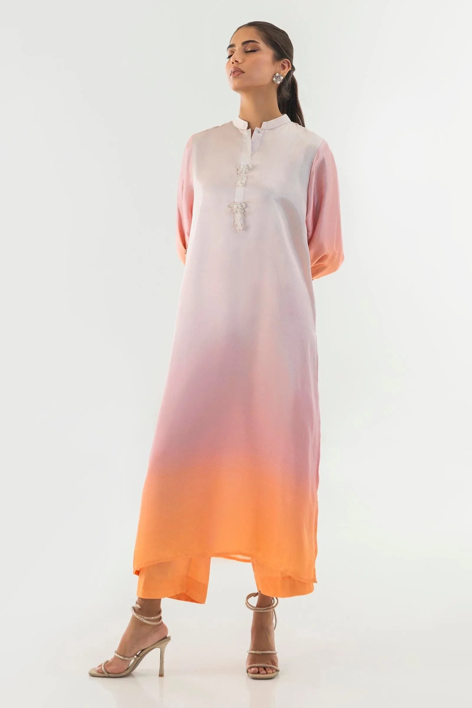 Sana Safinaz | Silk Tunics | SS24STP164P2T - Rang-e-Khaas