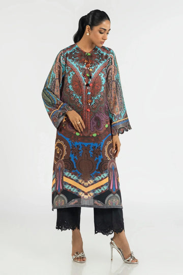 Sana Safinaz | Silk Tunics | SS24STP173 - Rang-e-Khaas