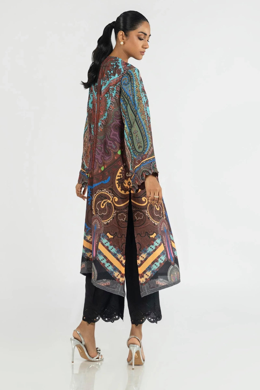 Sana Safinaz | Silk Tunics | SS24STP173 - Rang-e-Khaas
