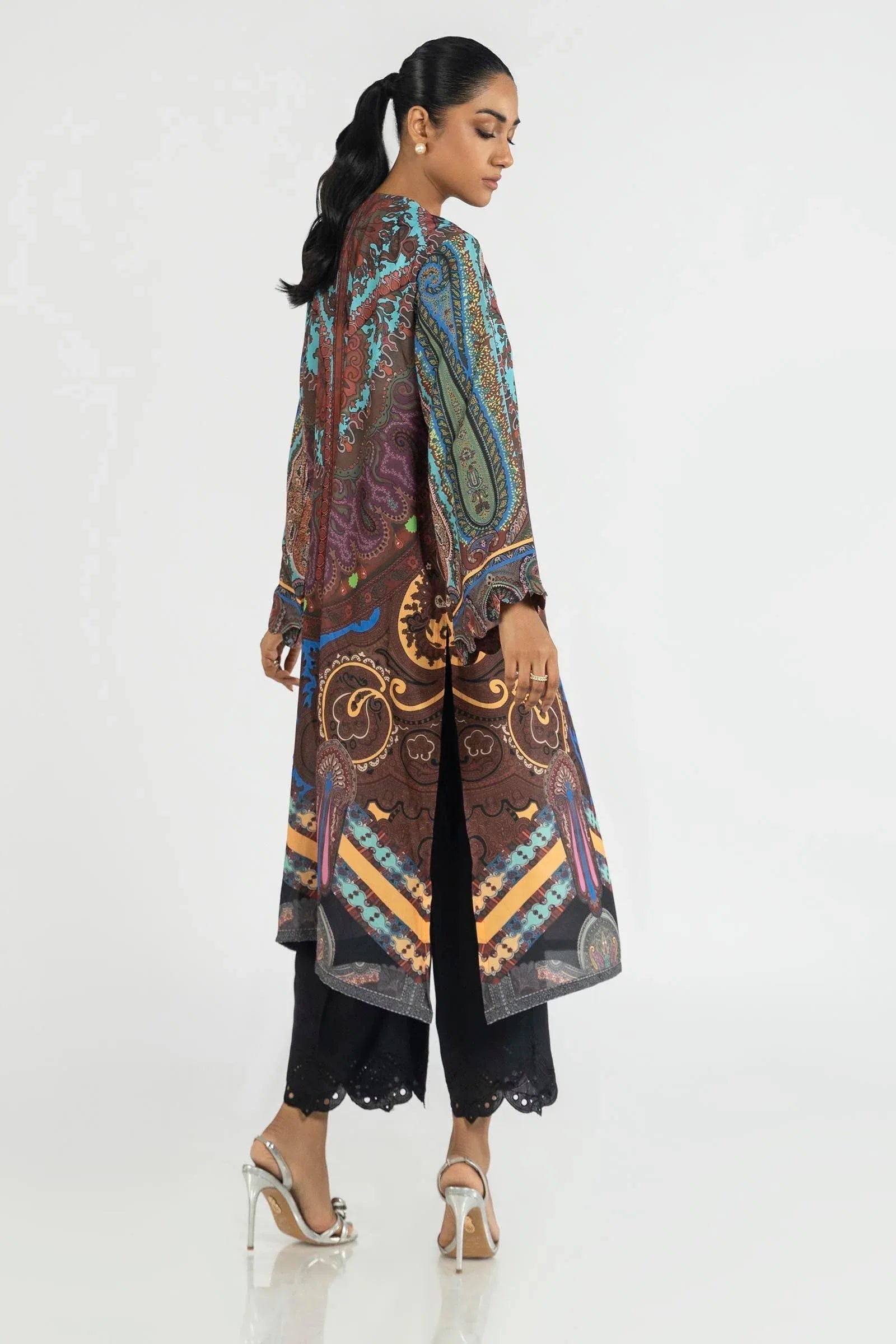 Sana Safinaz | Silk Tunics | SS24STP173 - Rang-e-Khaas