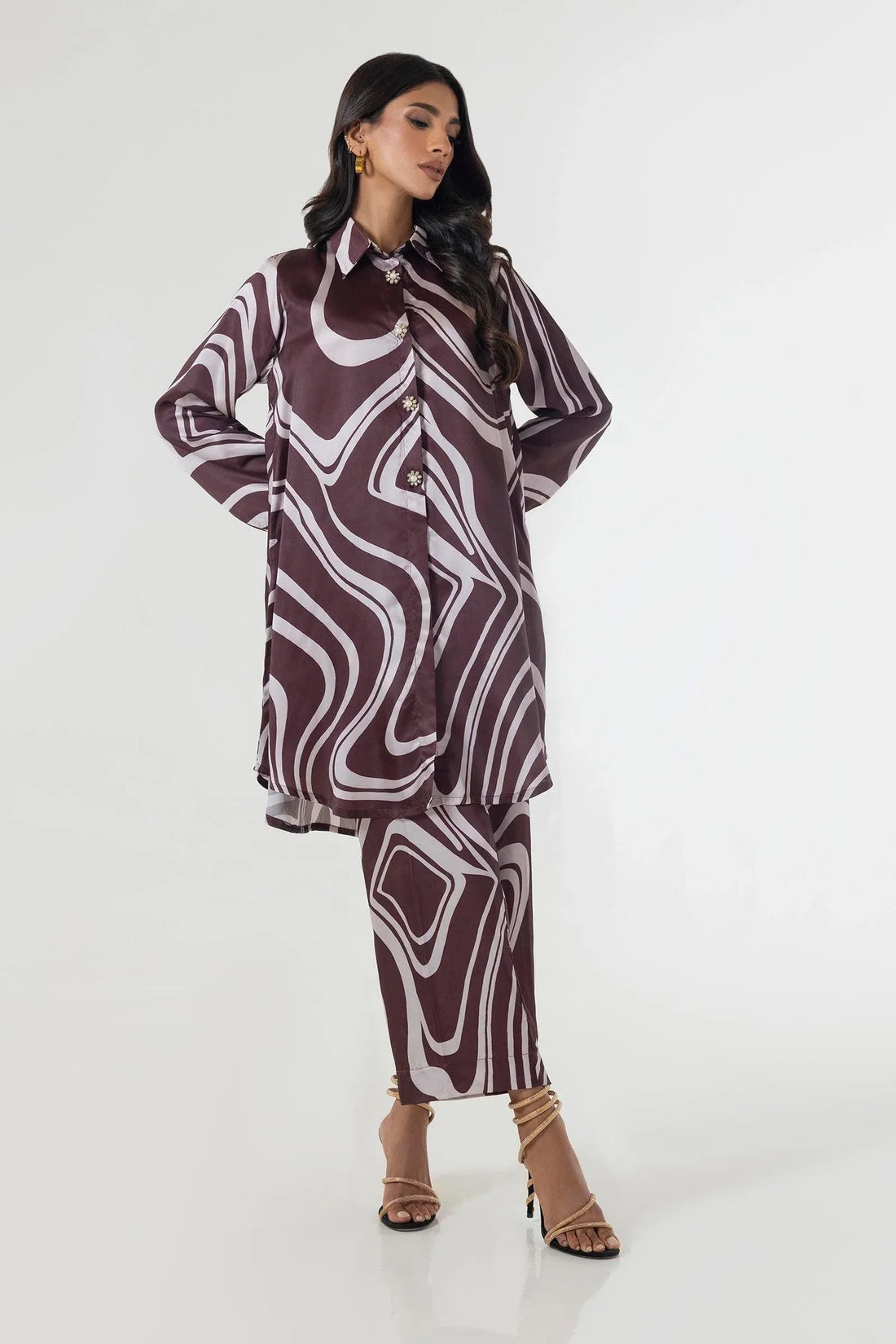 Sana Safinaz | Silk Tunics | SS24STP175P2T - Rang-e-Khaas