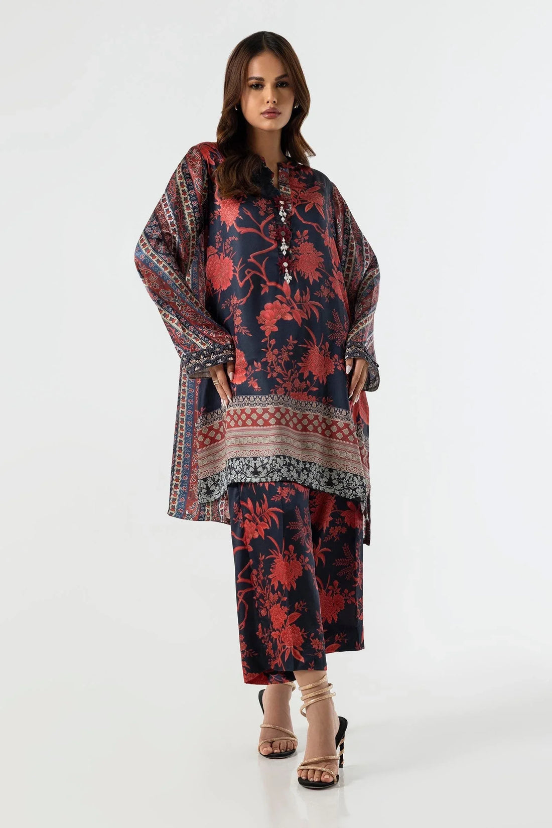 Sana Safinaz | Silk Tunics | SS24STP177P2T - Rang-e-Khaas