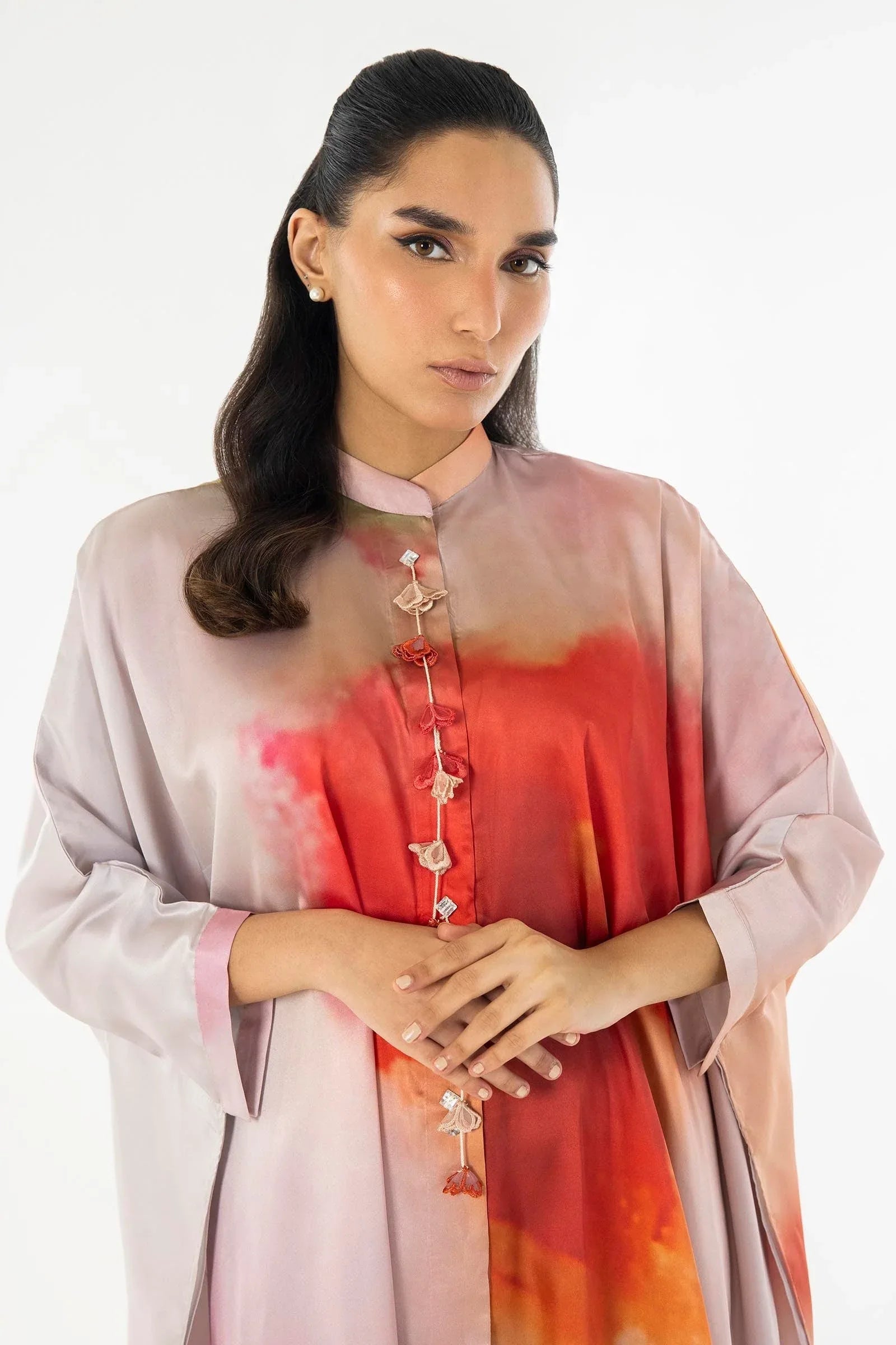 Sana Safinaz | Silk Tunics | SS24STP178P2T - Rang-e-Khaas
