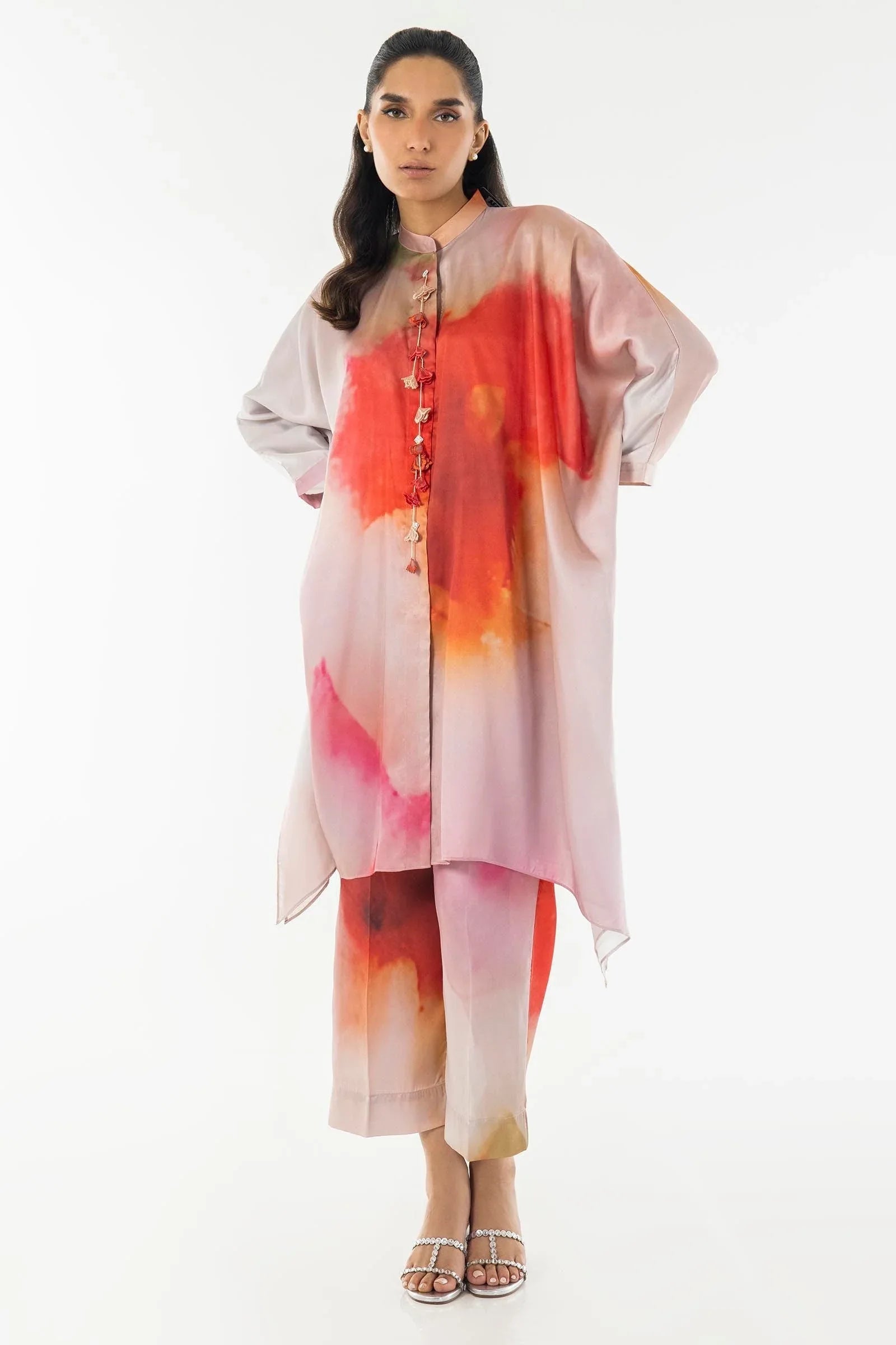 Sana Safinaz | Silk Tunics | SS24STP178P2T - Rang-e-Khaas