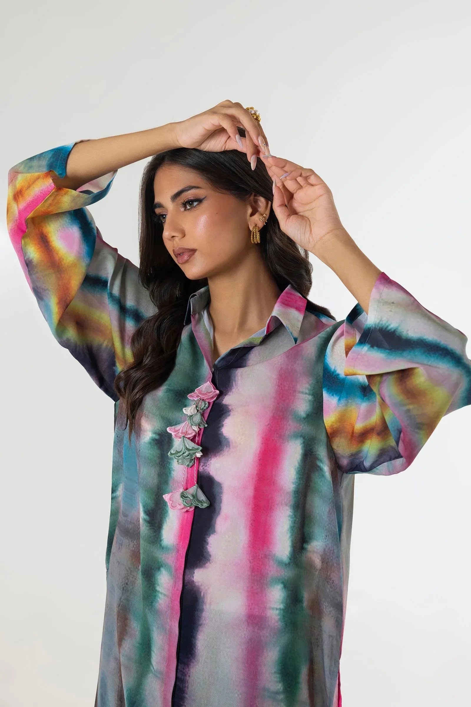 Sana Safinaz | Silk Tunics | SS24STP179 - Rang-e-Khaas