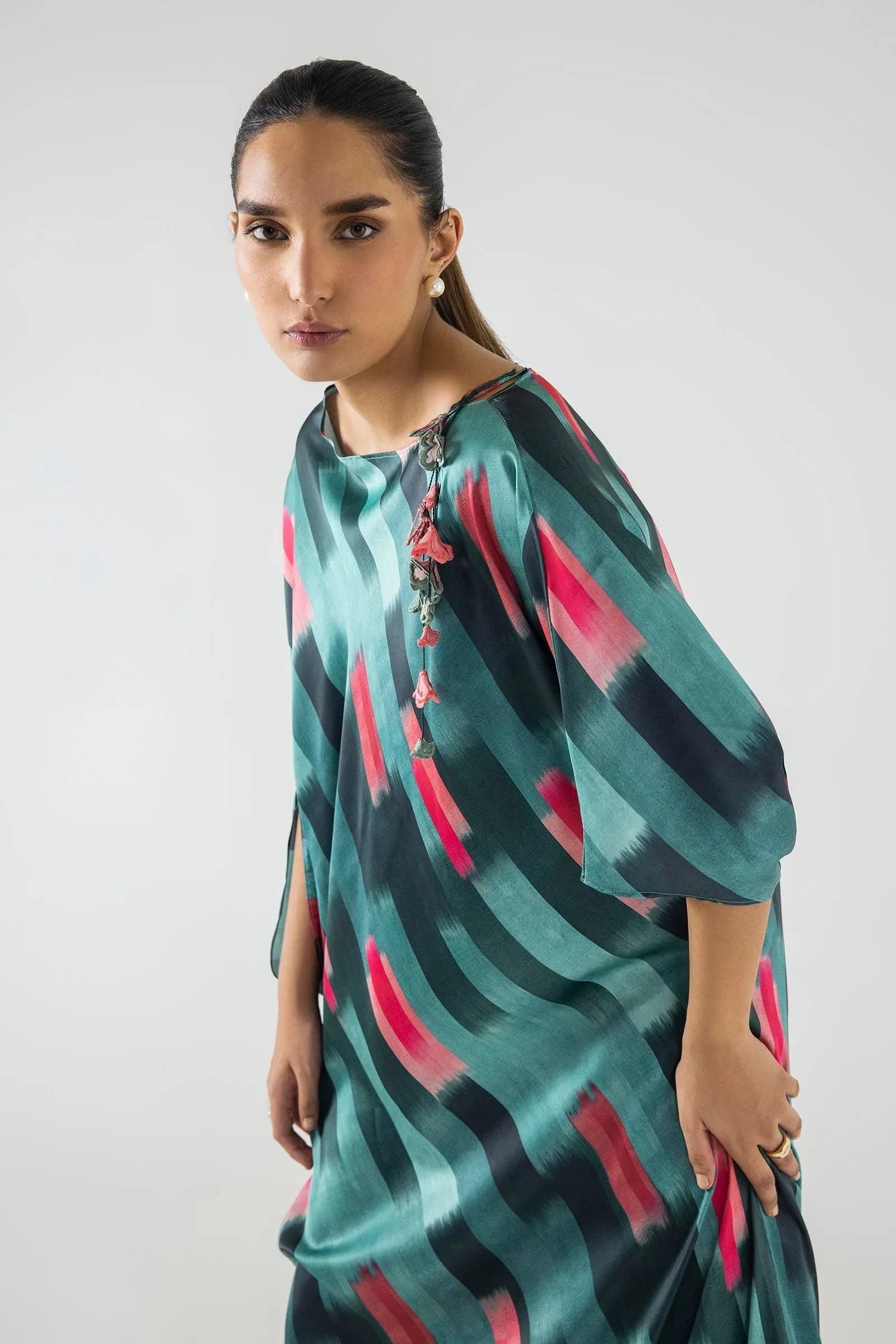 Sana Safinaz | Silk Tunics | SS24STP180 - Rang-e-Khaas
