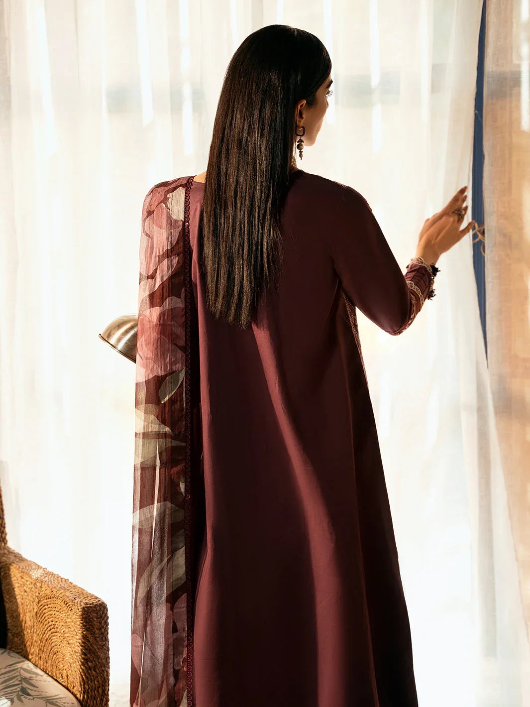 Izel | Dastak Luxury Lawn | TABEER - Rang-e-Khaas