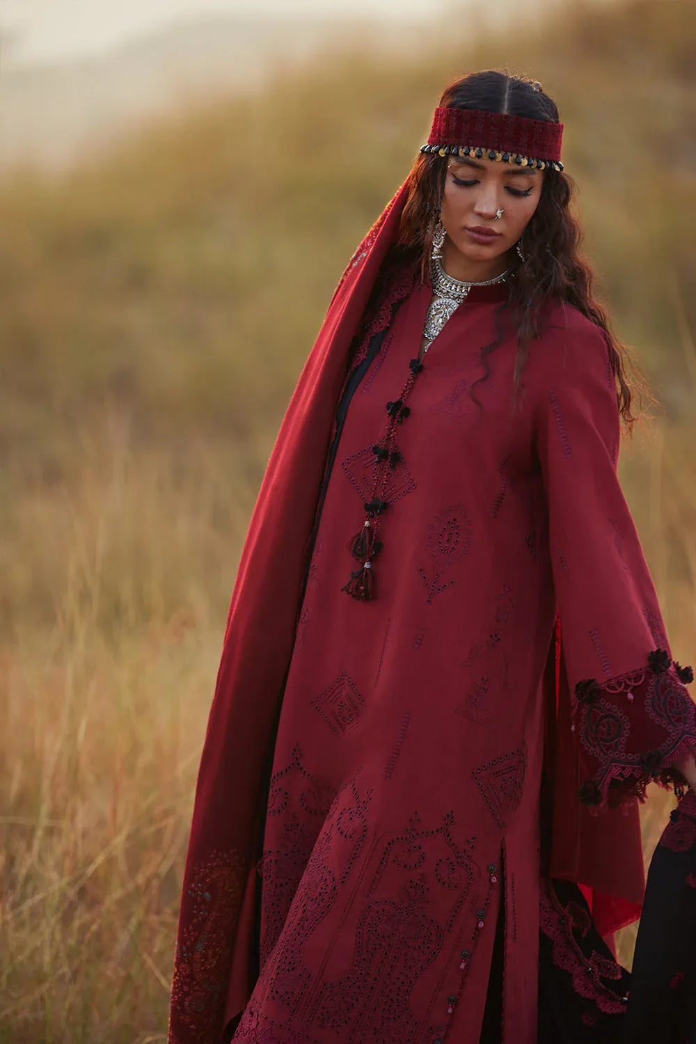 Saira Rizwan | Winter Khaddar 25 | NAZNEEN-SRW25-04 - Rang-e-Khaas