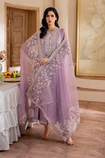 Declare | Chiffon Luxe | ORCHID LFP-1107 - Rang-e-Khaas