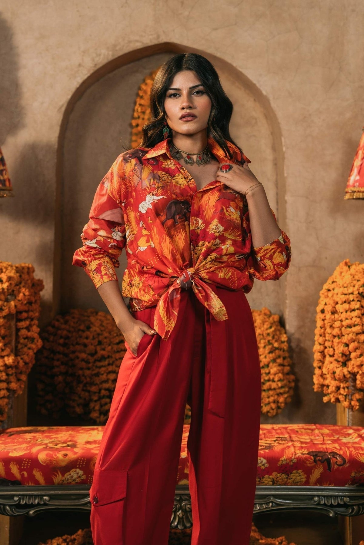 Fahad Hussayn | Lawn Banger | Vameq - Rang-e-Khaas