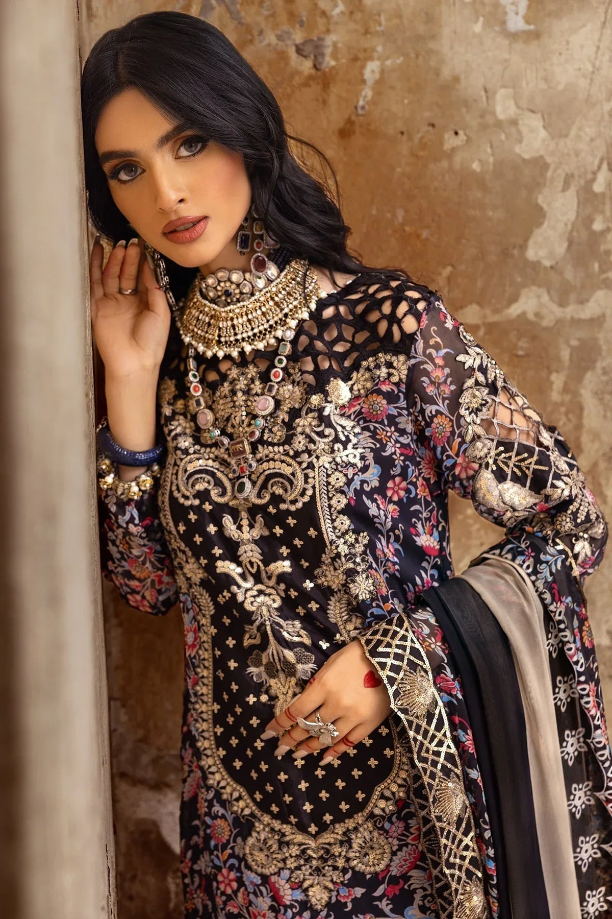 Charizma | Vasl Chiffon Collection | VSL25-09 - Rang-e-Khaas