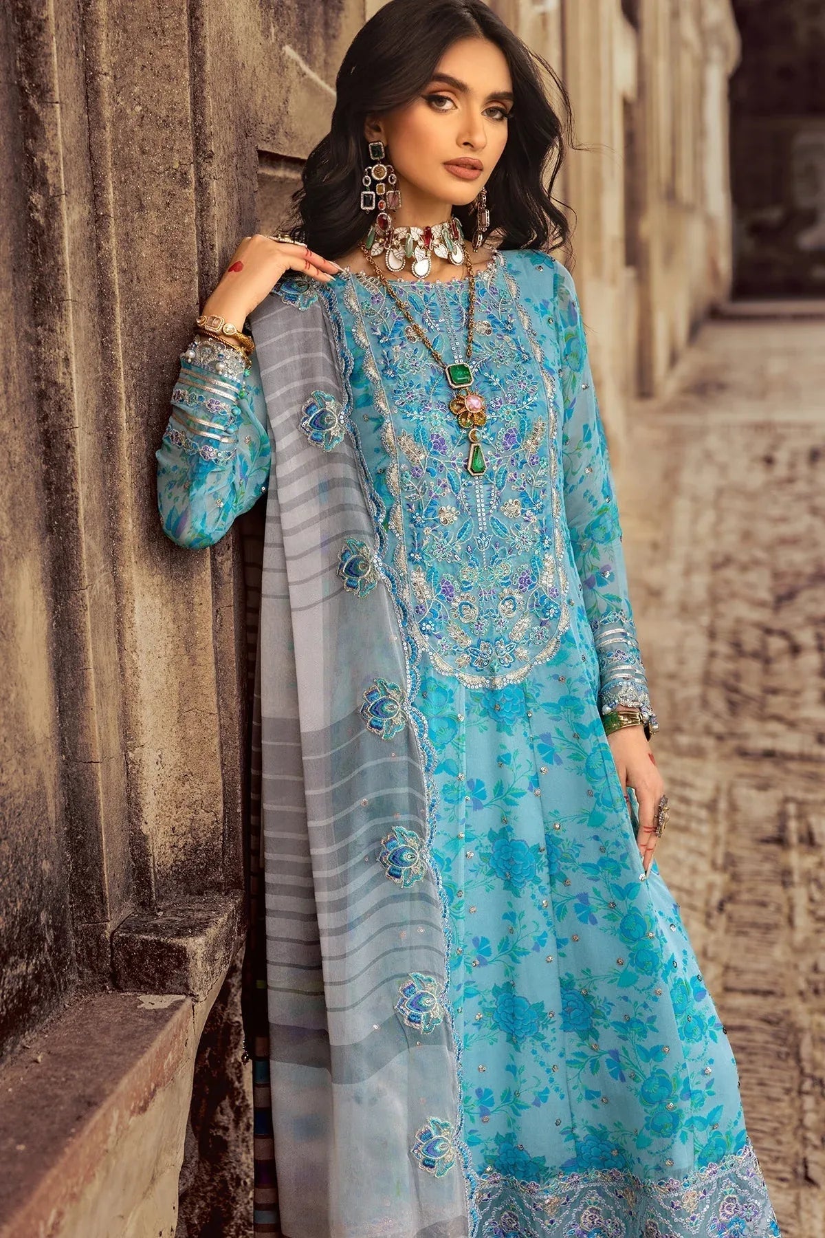 Charizma | Vasl Chiffon Collection | VSL25-10 - Rang-e-Khaas