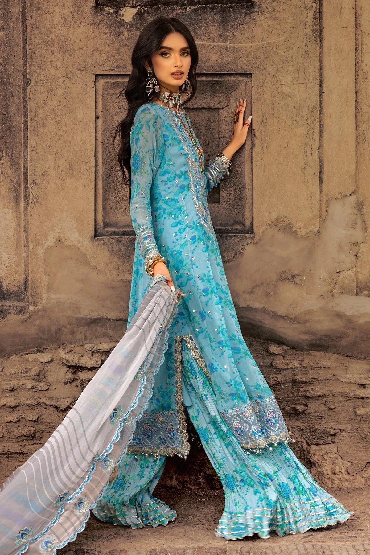 Charizma | Vasl Chiffon Collection | VSL25-10 - Rang-e-Khaas