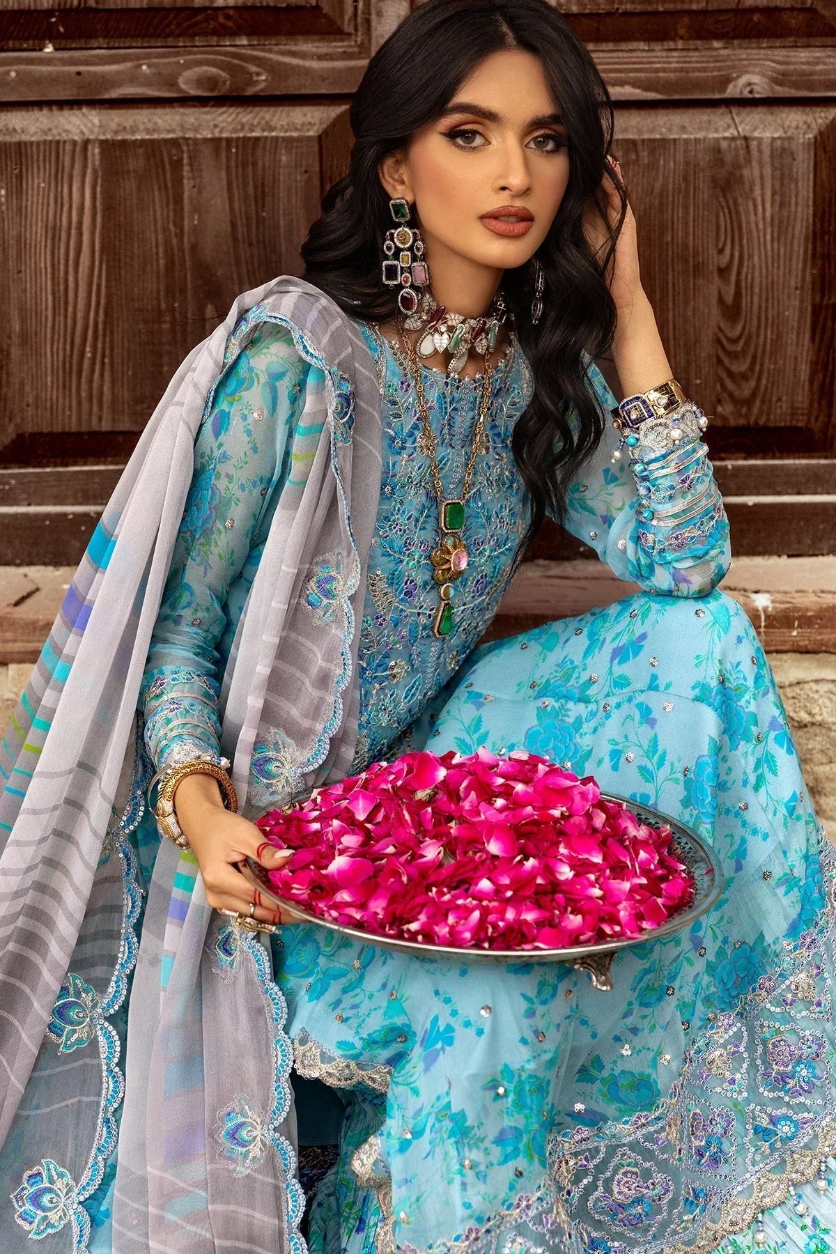 Charizma | Vasl Chiffon Collection | VSL25-10 - Rang-e-Khaas