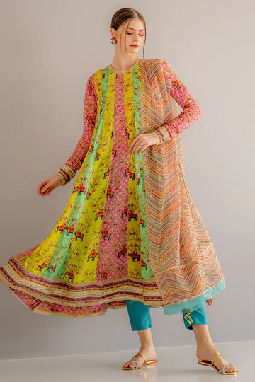 Ego | Diva Premium | MUGHAL 3 PIECE - Rang-e-Khaas