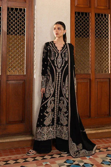 Afrozeh | October Winter Pret 25 | Selene - Rang-e-Khaas