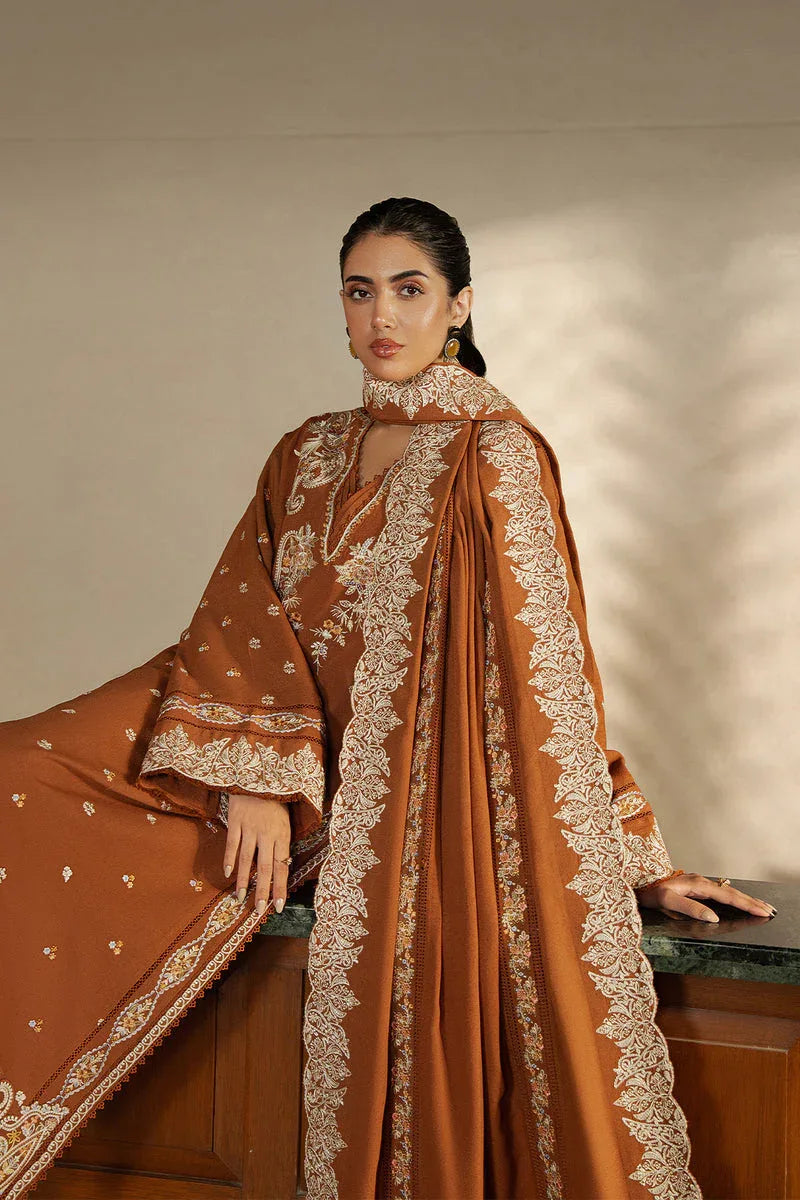 Afrozeh | October Winter Pret 25 | Bresca - Rang-e-Khaas