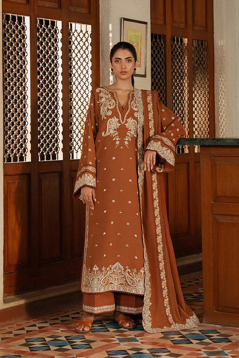 Afrozeh | October Winter Pret 25 | Bresca - Rang-e-Khaas