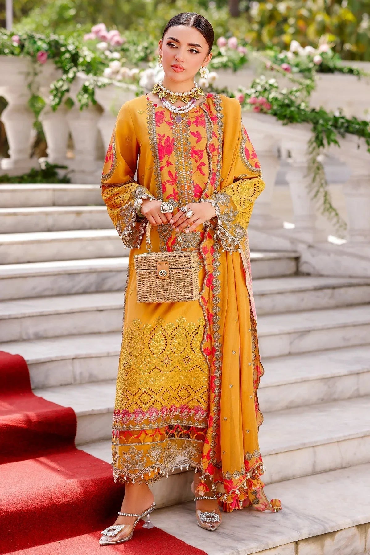 Charizma | Tabeer Lawn Vol 25 | CT5-13 - Rang-e-Khaas
