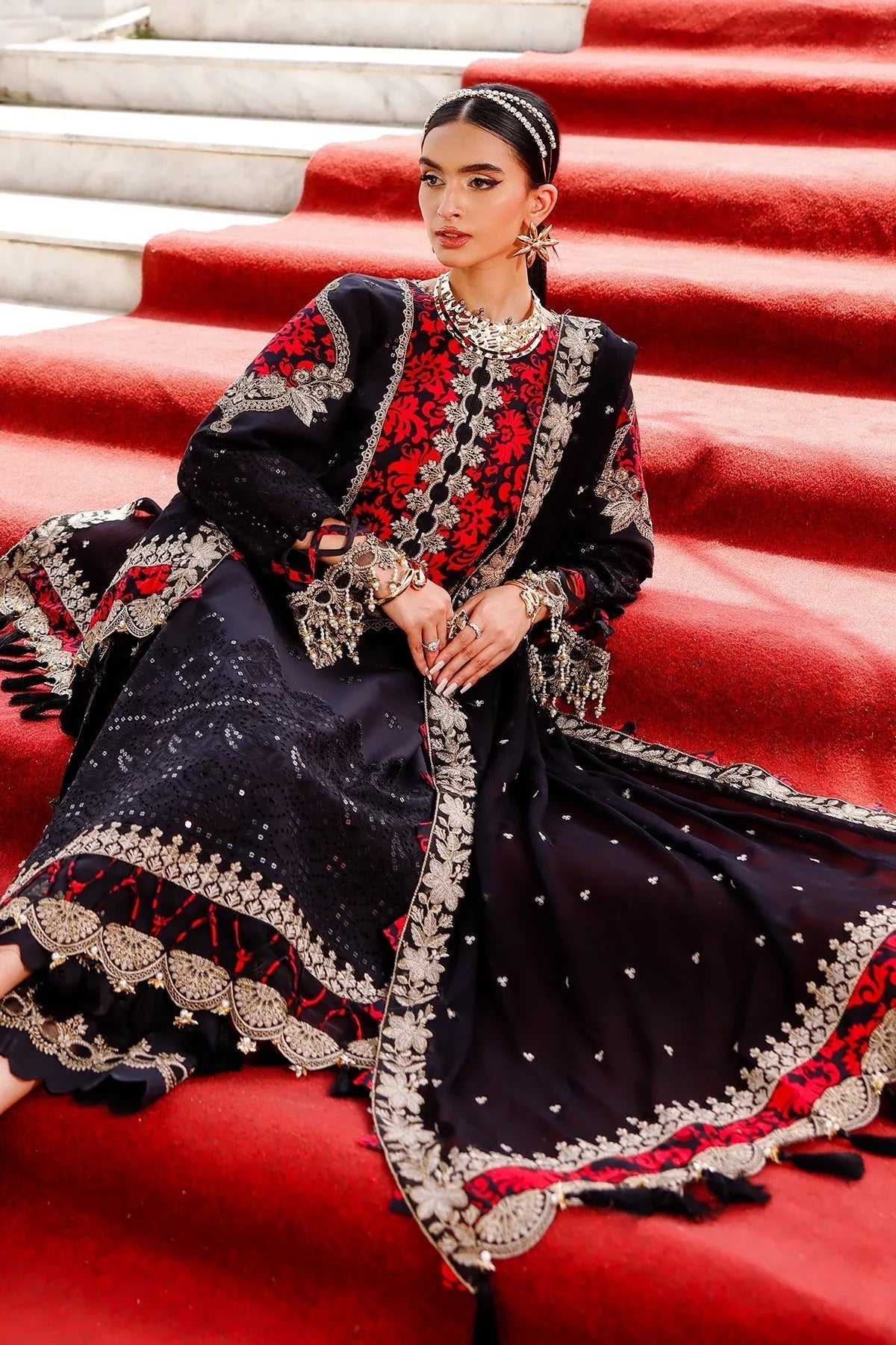 Charizma | Tabeer Lawn Vol 25 | CT5-09 - Rang-e-Khaas