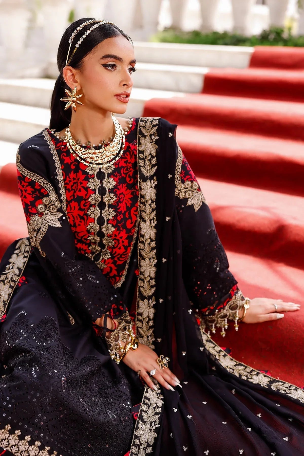 Charizma | Tabeer Lawn Vol 25 | CT5-09 - Rang-e-Khaas