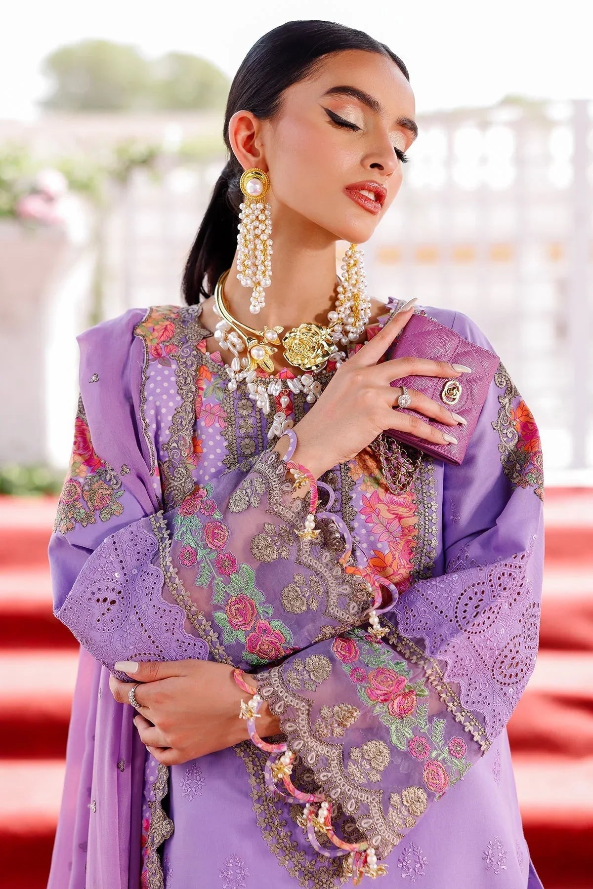 Charizma | Tabeer Lawn Vol 25 | CT5-10 - Rang-e-Khaas