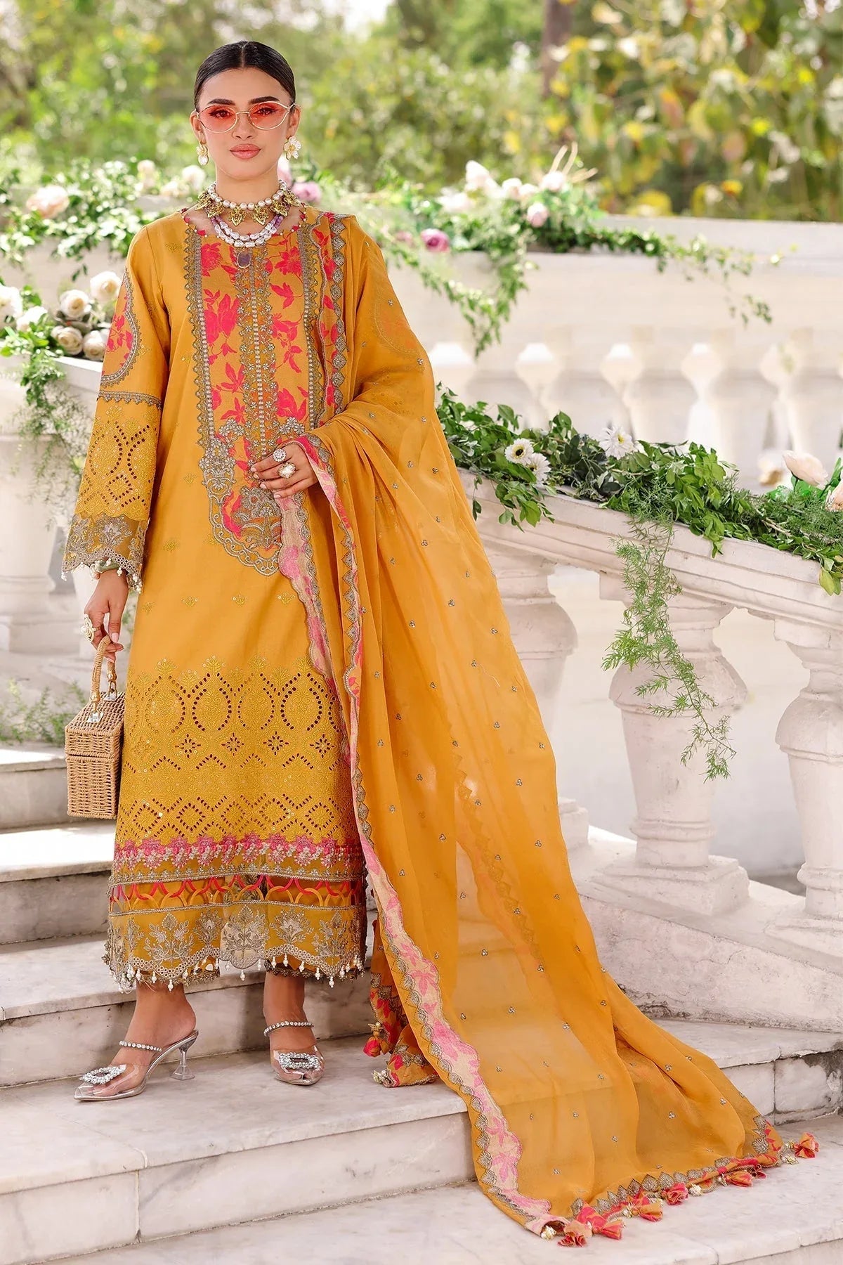 Charizma | Naranji Lawn 25 | CT5-13 - Rang-e-Khaas
