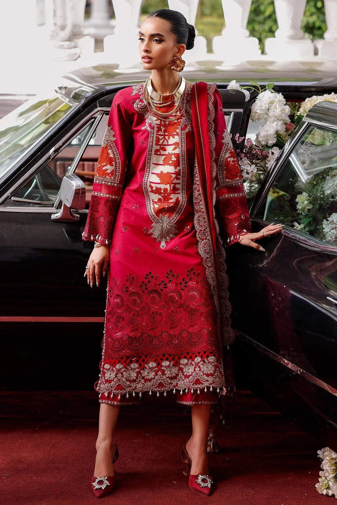 Charizma | Tabeer Lawn Vol 25 | CT5-12 - Rang-e-Khaas