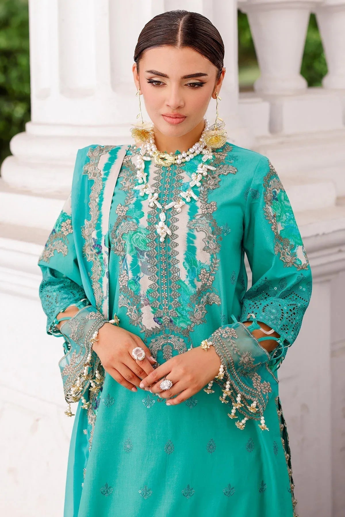 Charizma | Tabeer Lawn Vol 25 | CT5-15 - Rang-e-Khaas