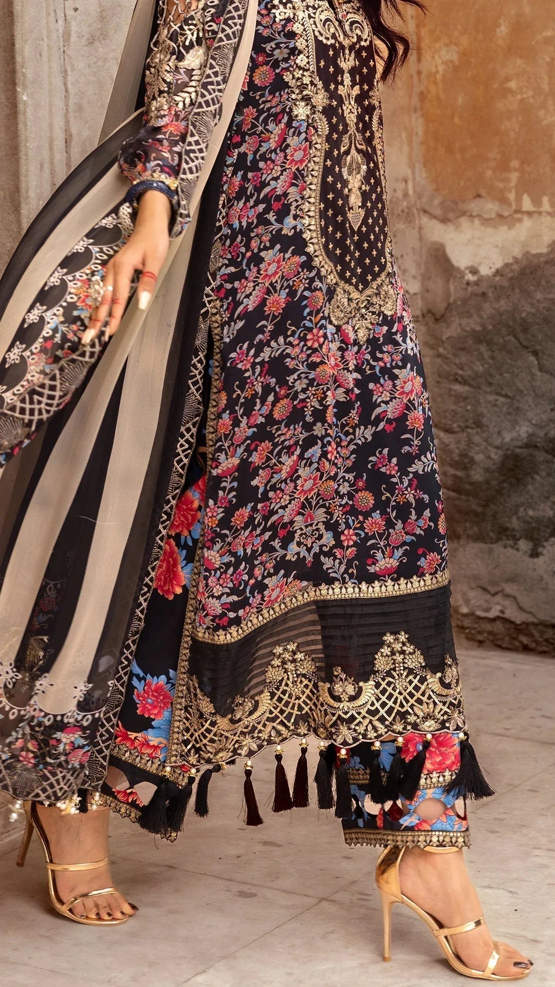 Charizma | Vasl Chiffon Collection | VSL25-09 - Rang-e-Khaas