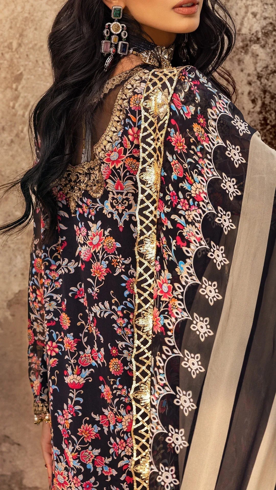 Charizma | Vasl Chiffon Collection | VSL25-09 - Rang-e-Khaas