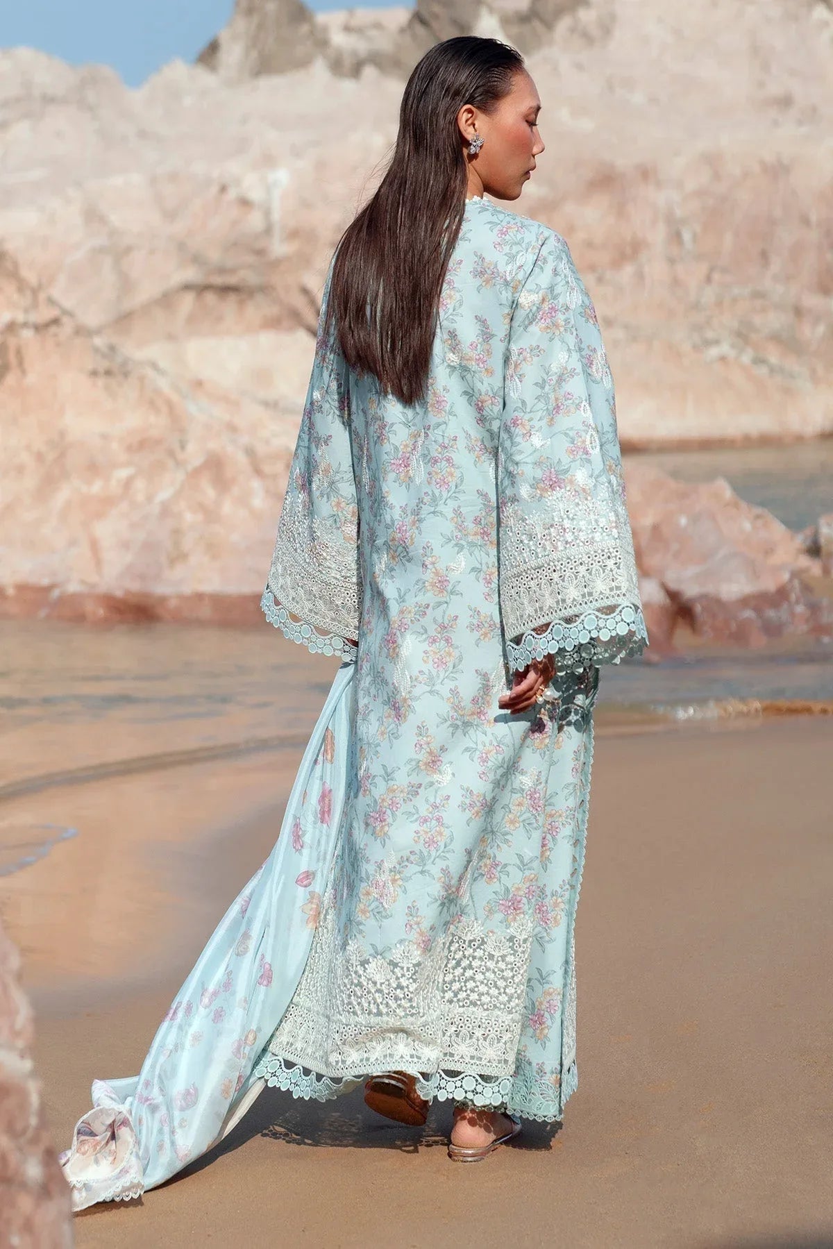Afrozeh | Summer Together 25 | Aquamarine - Rang-e-Khaas