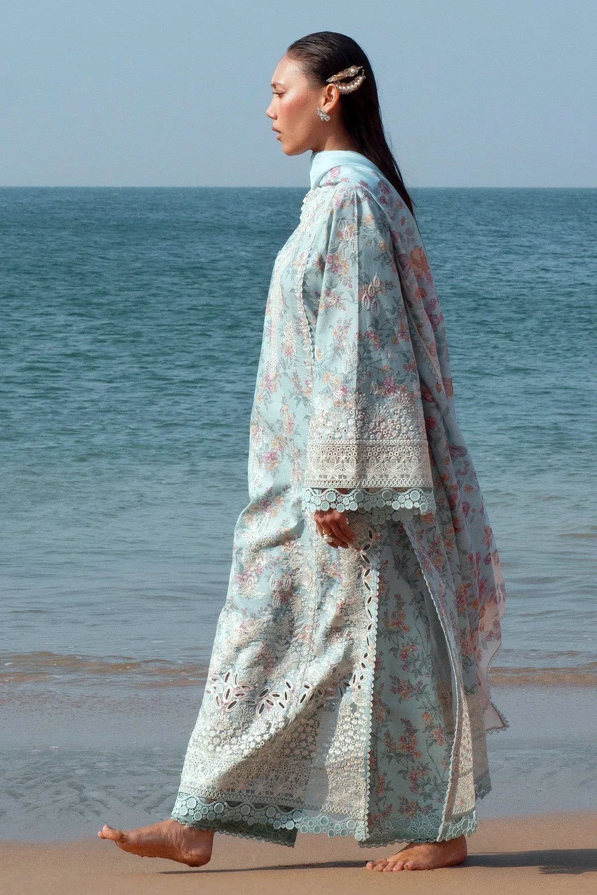 Afrozeh | Summer Together 25 | Aquamarine - Rang-e-Khaas
