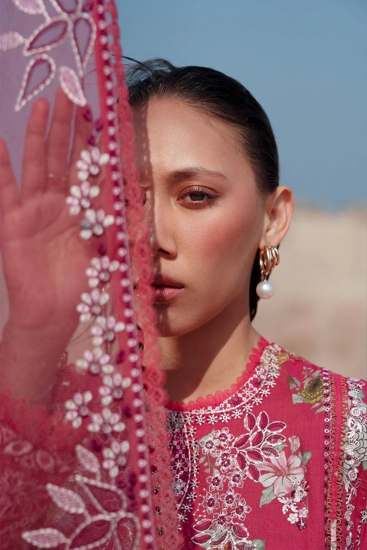 Afrozeh | Summer Together 25 | Pink Ruby - Rang-e-Khaas