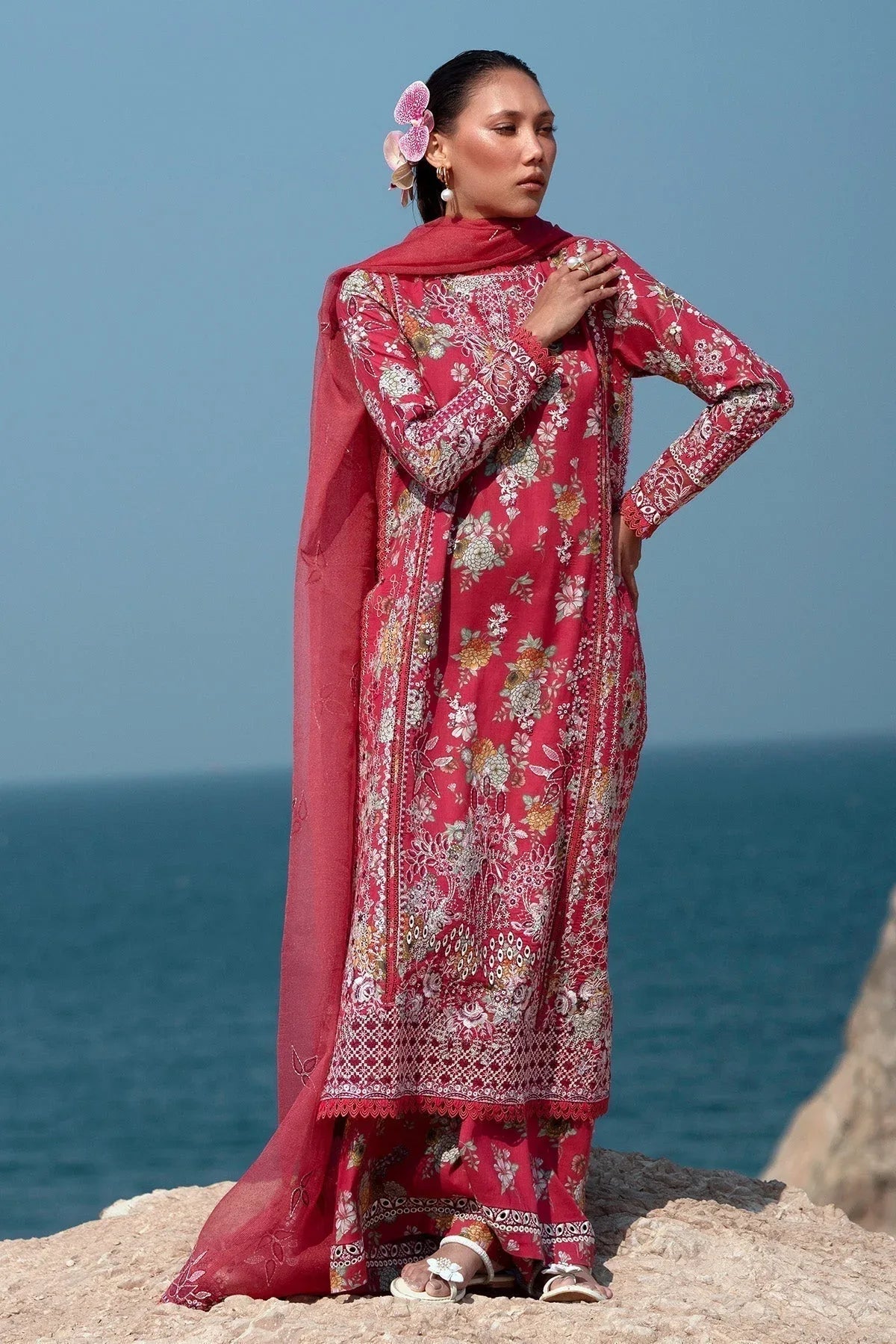 Afrozeh | Summer Together 25 | Pink Ruby - Rang-e-Khaas