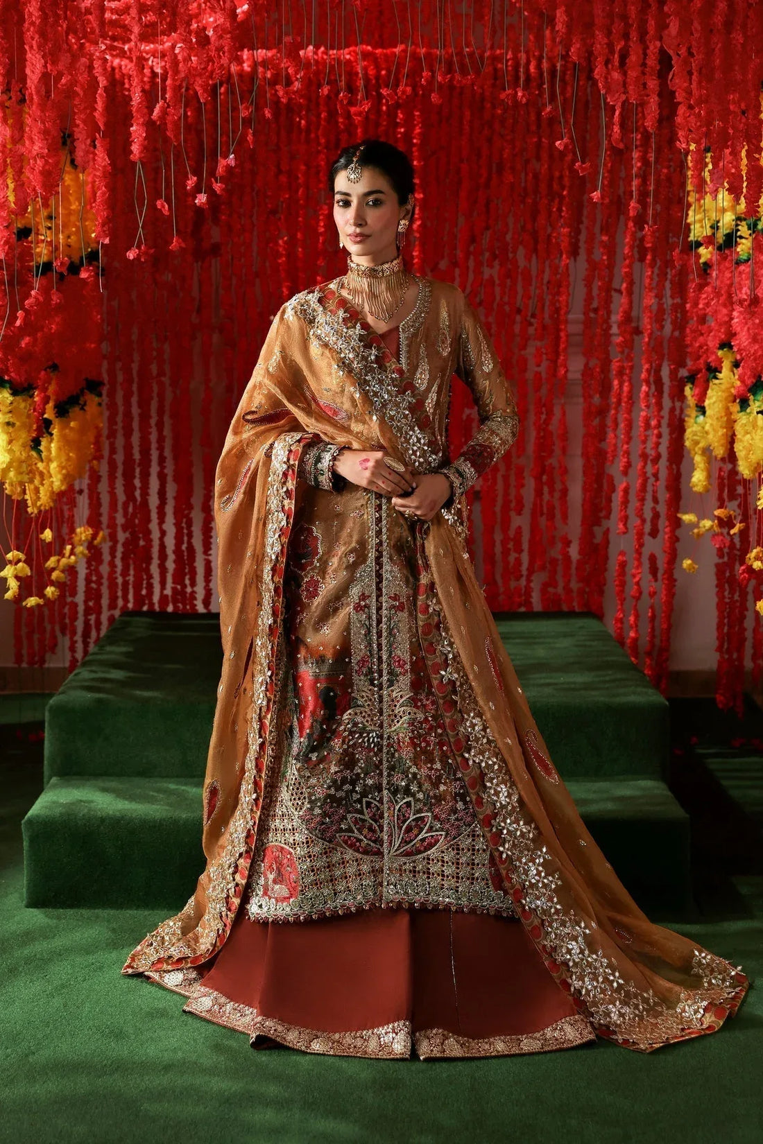 Afrozeh | Shehnai Wedding Formals 25 | Poshna - Rang-e-Khaas