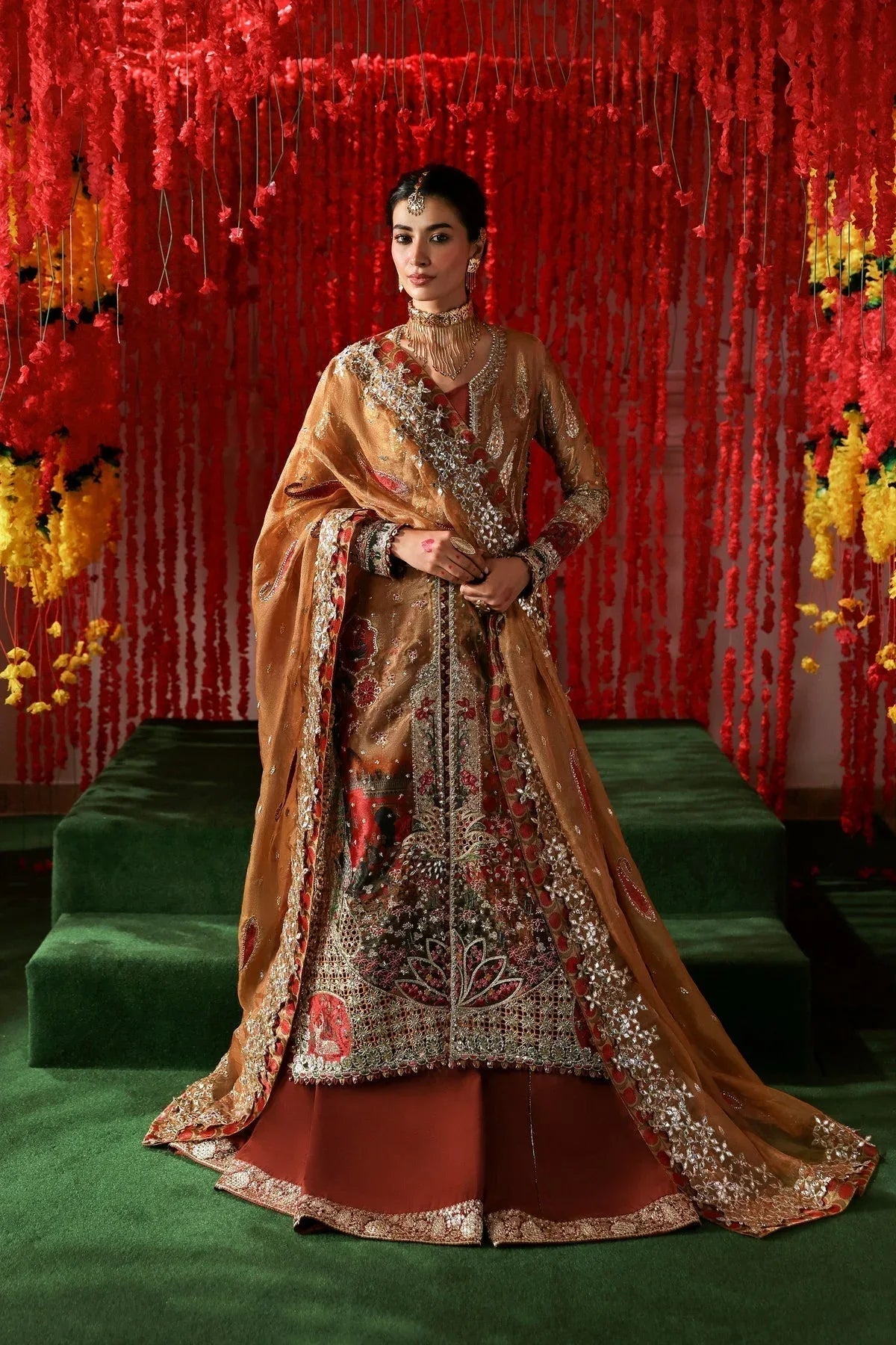 Afrozeh | Shehnai Wedding Formals 25 | Poshna - Rang-e-Khaas