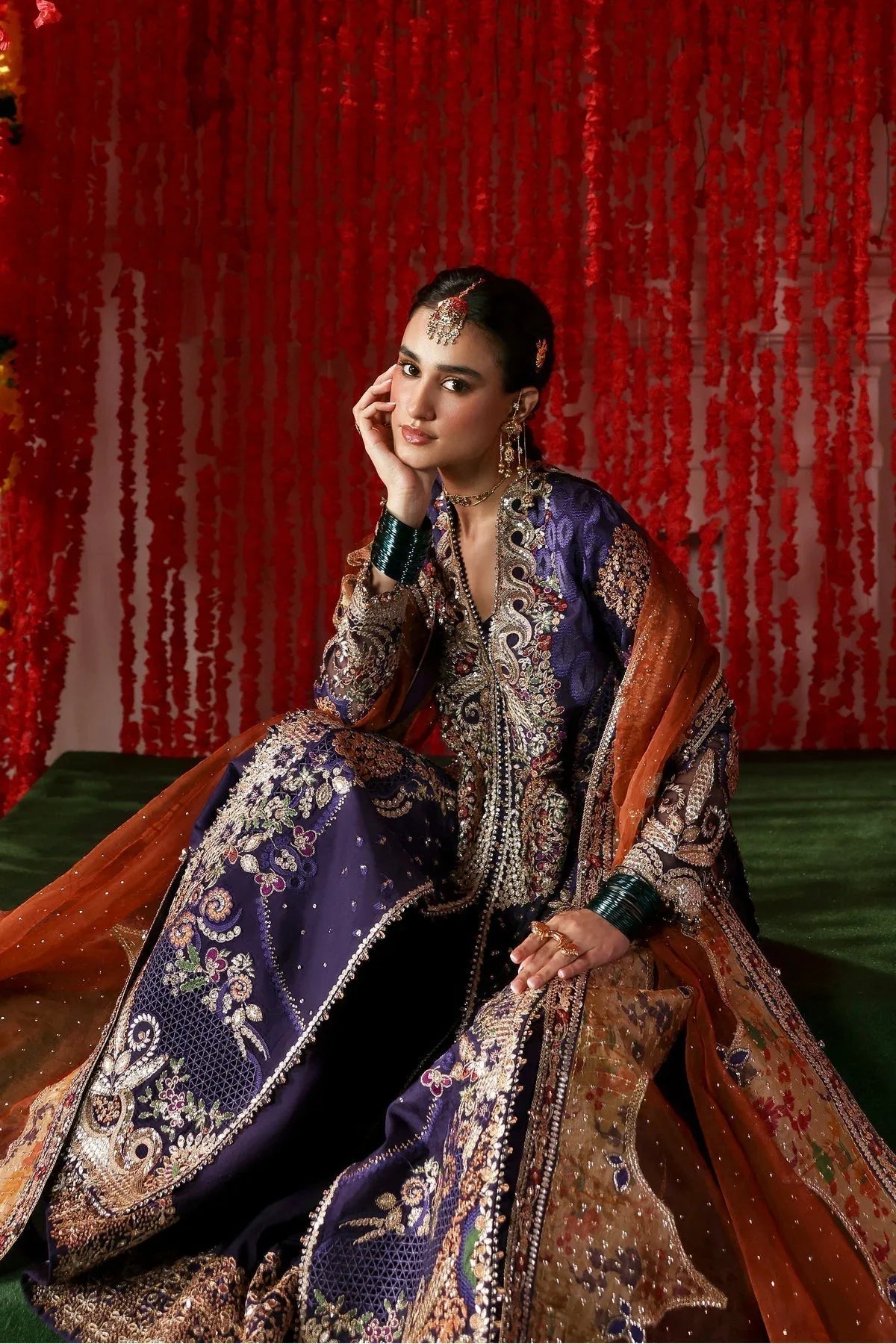 Afrozeh | Shehnai Wedding Formals 25 | Gulnaar - Rang-e-Khaas