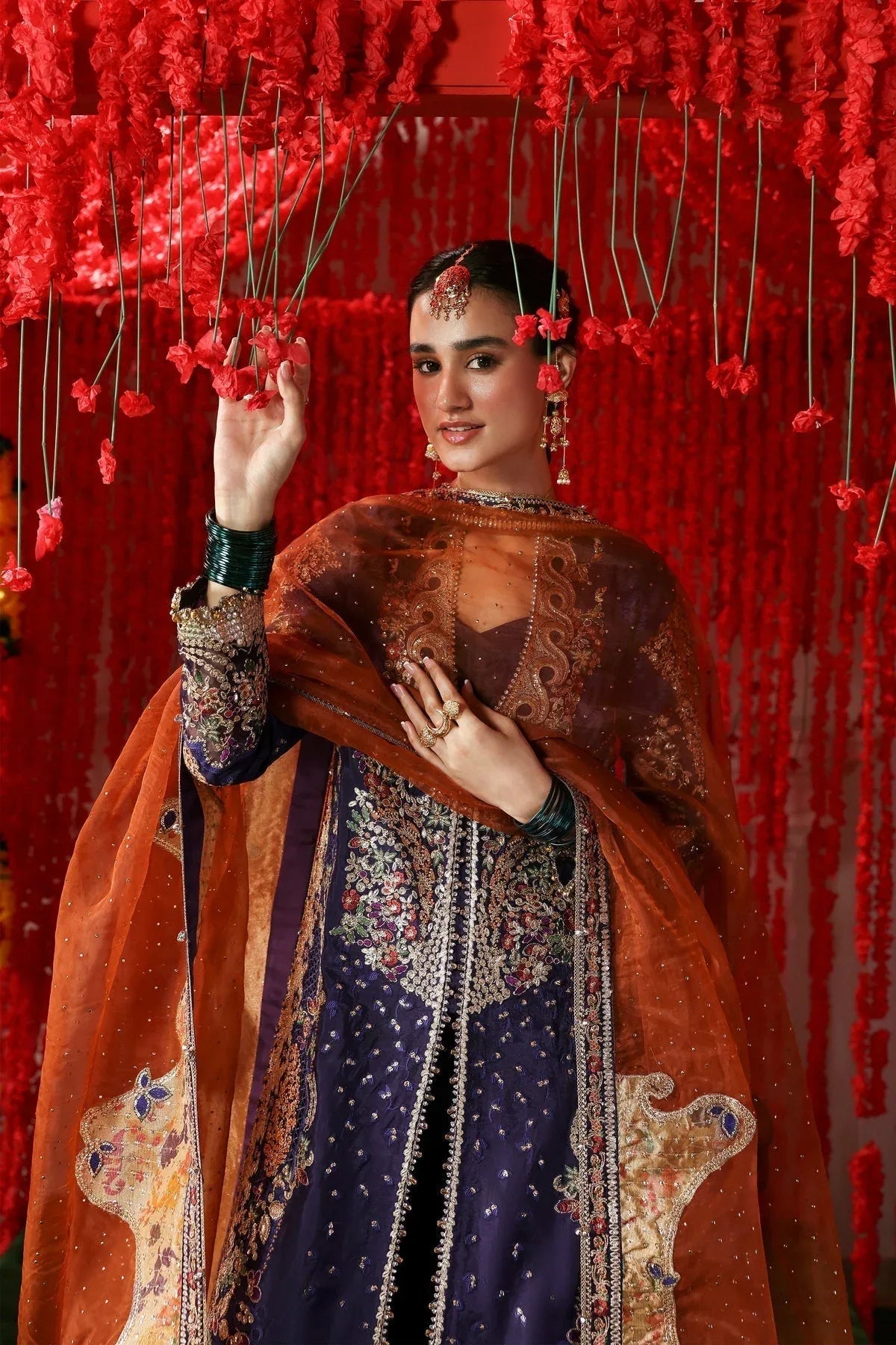 Afrozeh | Shehnai Wedding Formals 25 | Gulnaar - Rang-e-Khaas