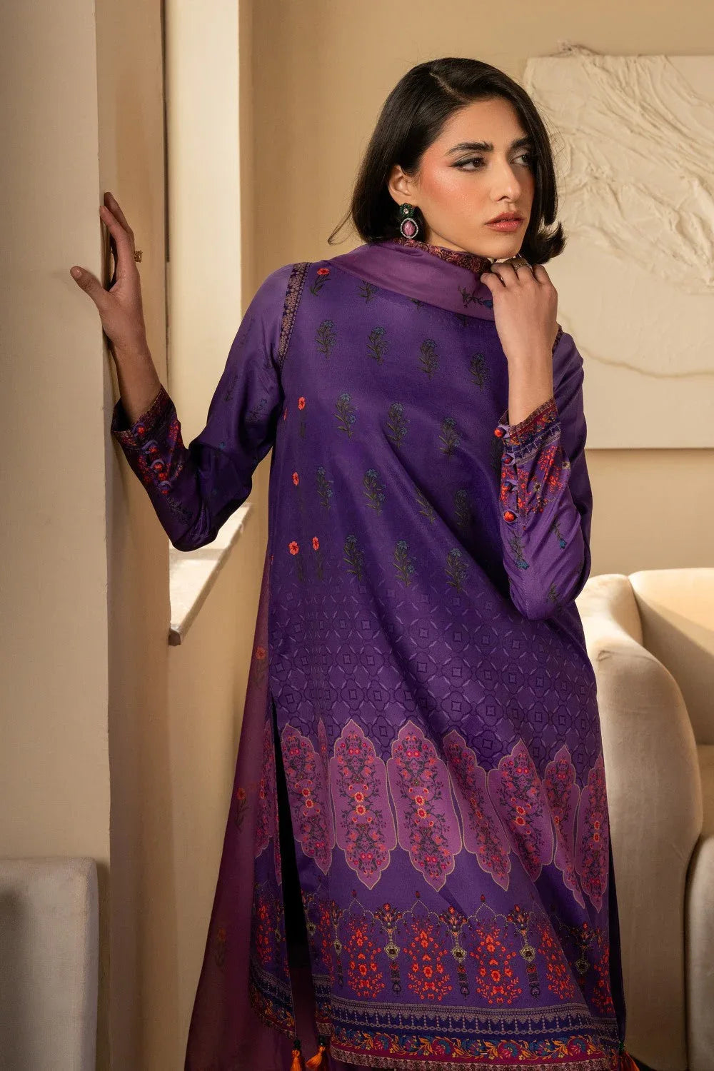Maryum N Maria | Nazm Collection | WILLOW - MS50470 - Rang-e-Khaas