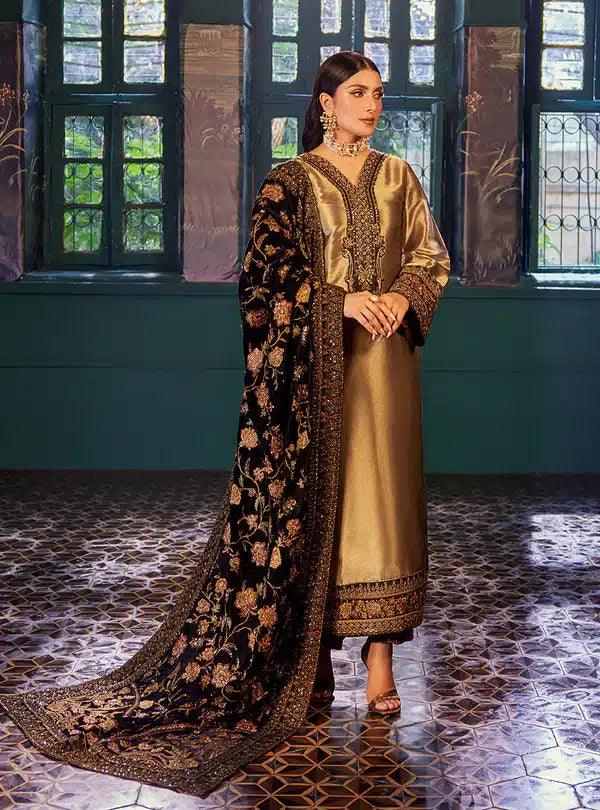 Zainab Chottani | Luxury Velvet Collection 23 | Maysa - Rang-e-Khaas