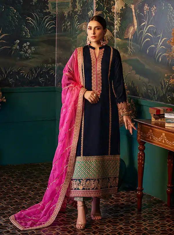 Zainab Chottani | Luxury Velvet Collection 23 | Amira - Rang-e-Khaas