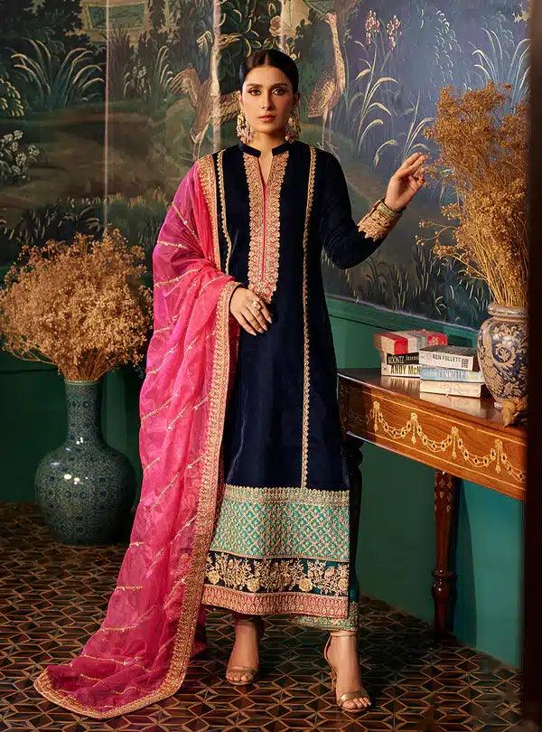 Zainab Chottani | Luxury Velvet Collection 23 | Amira - Rang-e-Khaas