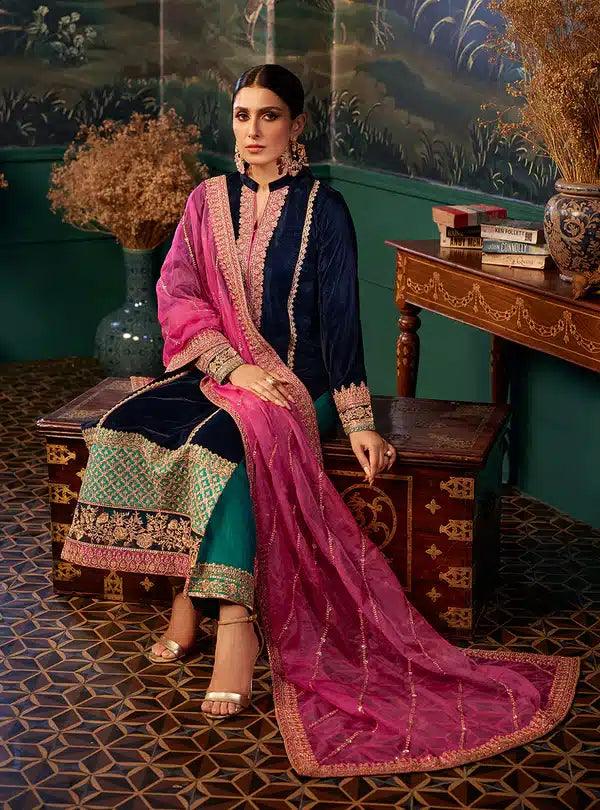 Zainab Chottani | Luxury Velvet Collection 23 | Amira - Rang-e-Khaas