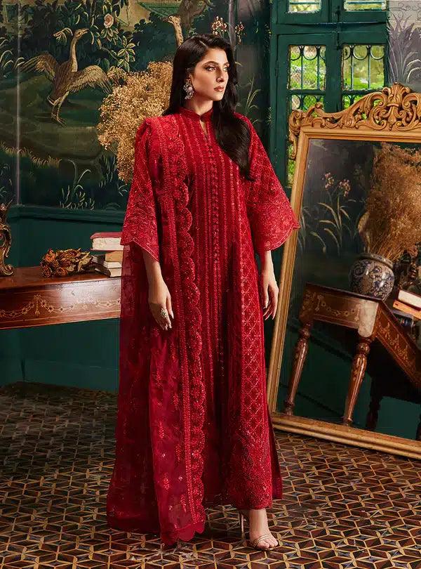 Zainab Chottani | Luxury Velvet Collection 23 | Surk - Rang-e-Khaas