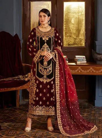 Zainab Chottani | Luxury Velvet Collection 23 | Ziba - Rang-e-Khaas