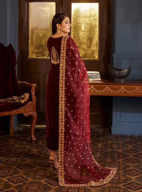Zainab Chottani | Luxury Velvet Collection 23 | Ziba - Rang-e-Khaas