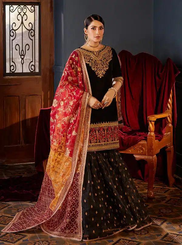 Zainab Chottani | Luxury Velvet Collection 23 | Mehr Mah - Rang-e-Khaas