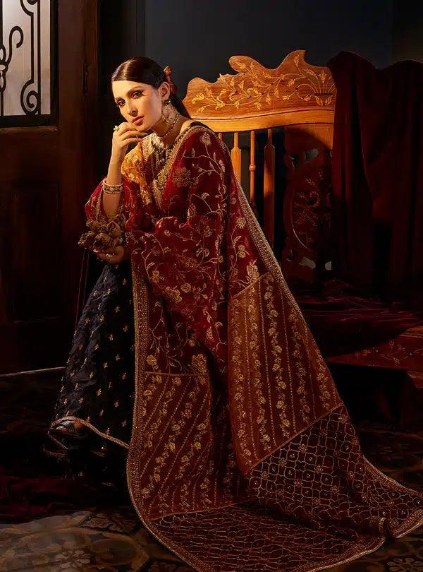 Zainab Chottani | Luxury Velvet Collection 23 | Mehr Mah - Rang-e-Khaas
